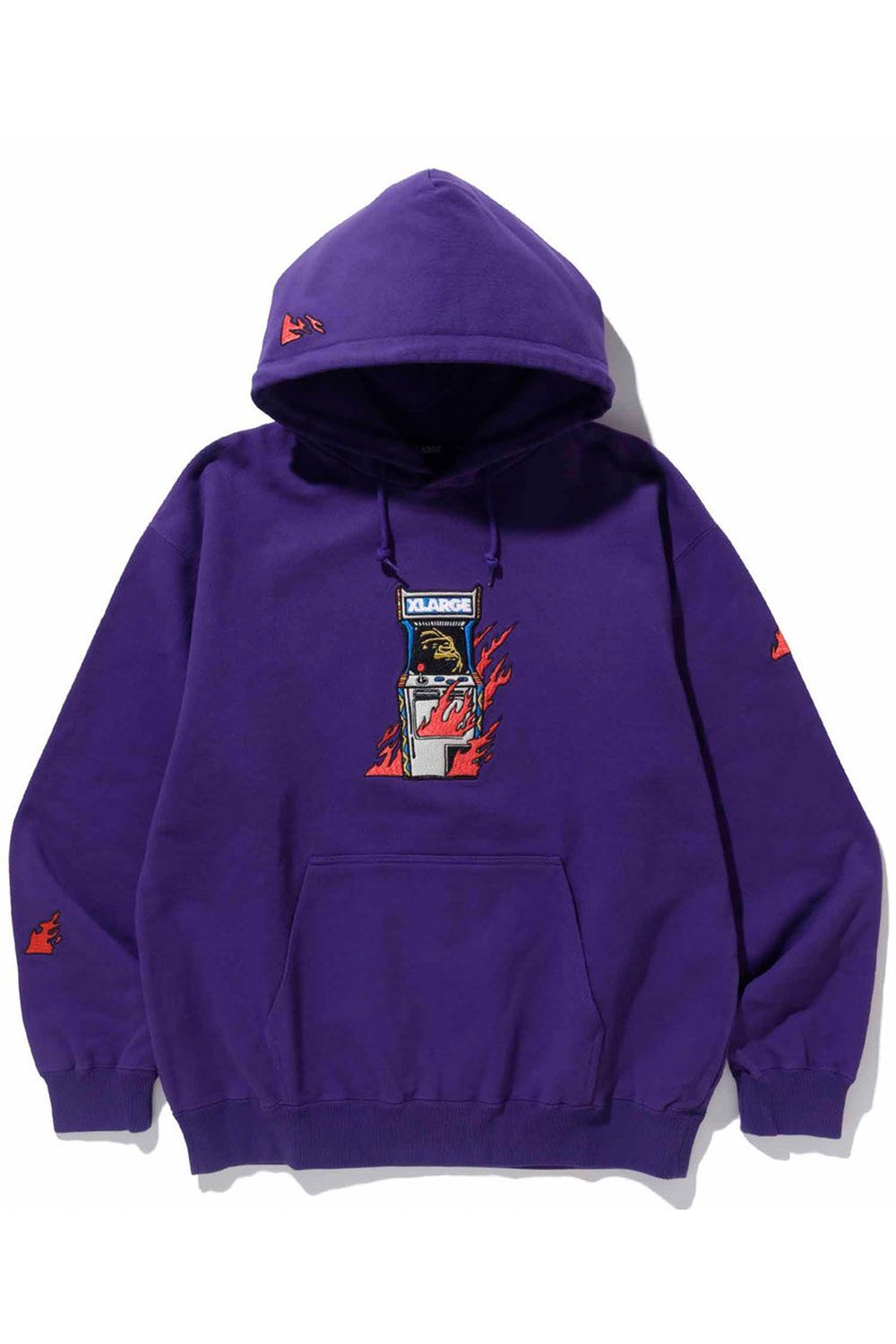 XLARGE - [ラスト1点 サイズL] ARCADE GAME LOGO HOODED SWEATSHIRT