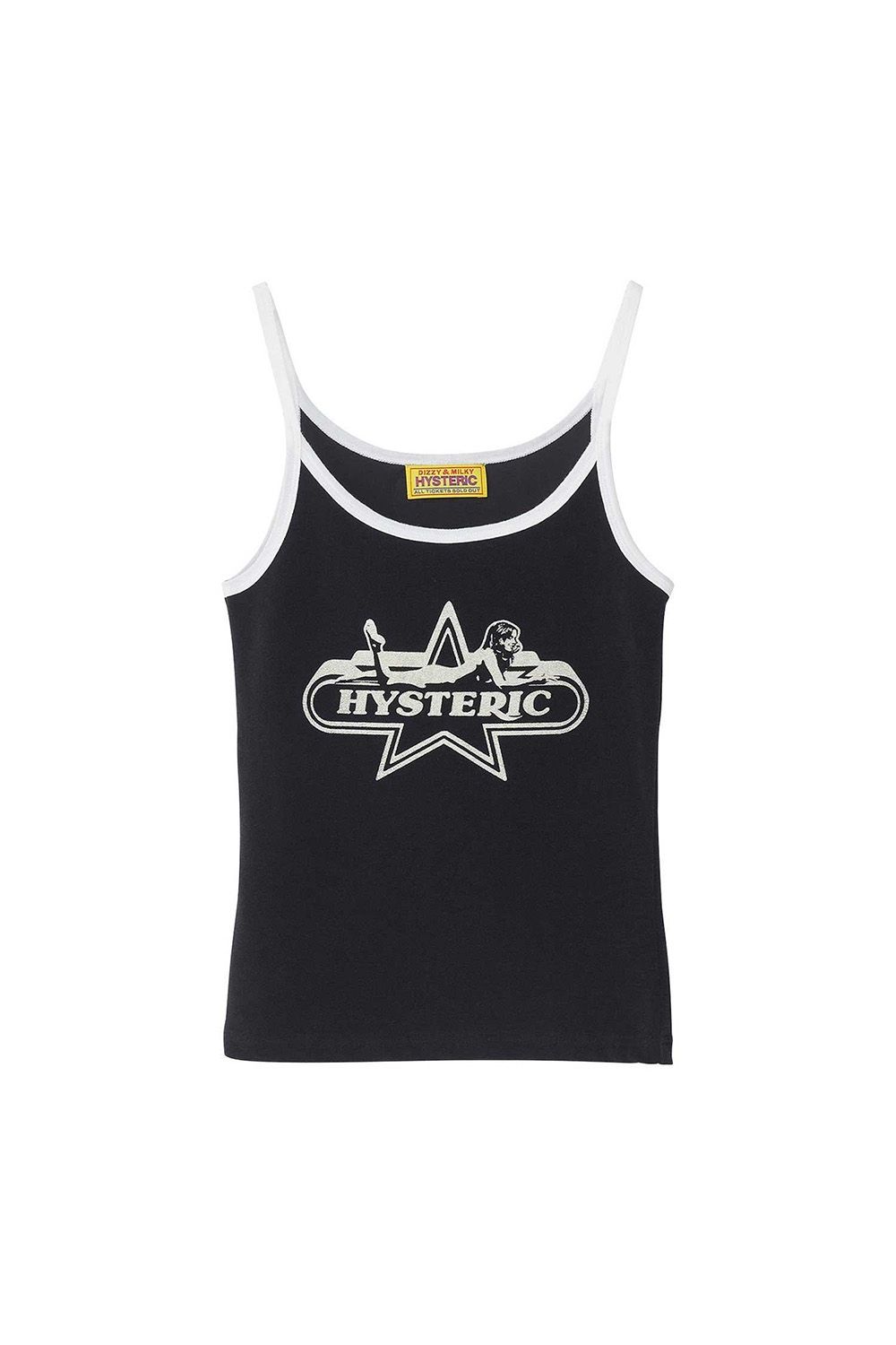 【セットアップ販売】STAR WOMAN キャミソール・HYS STAR LOGO ショーツ / ブラック