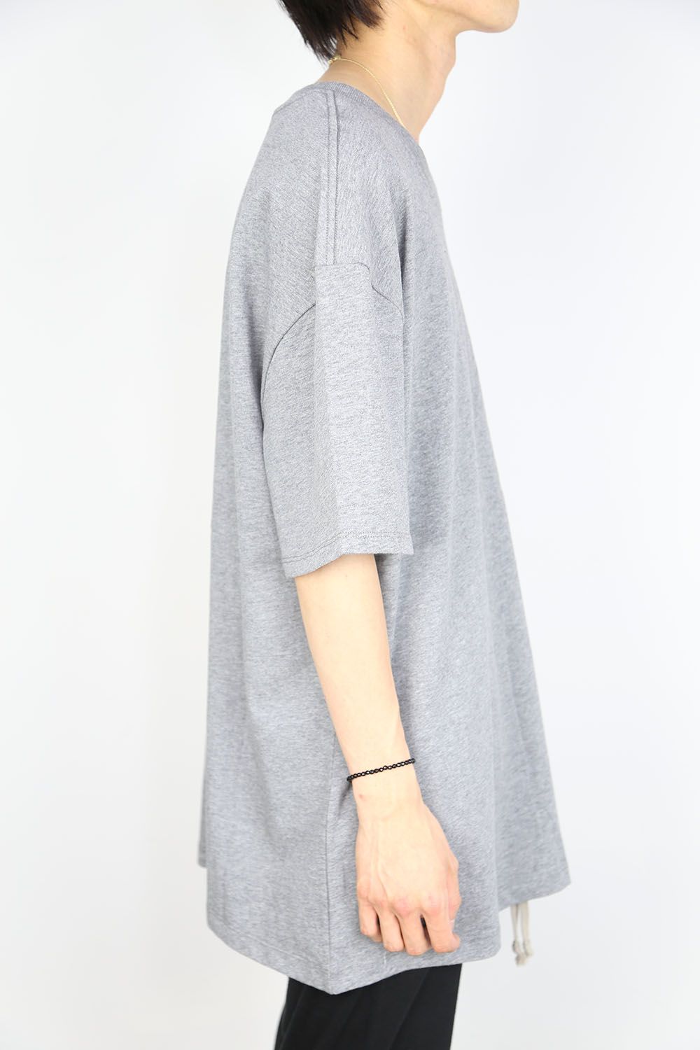 ONE POINT S/S TEE / スノーグレー