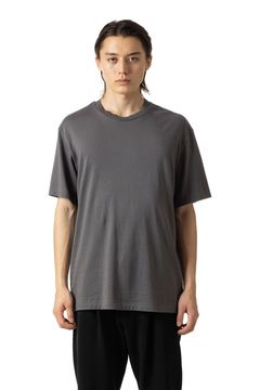 ハイウェットジャージー スリムフィットカットソーS/S / ダークグレー