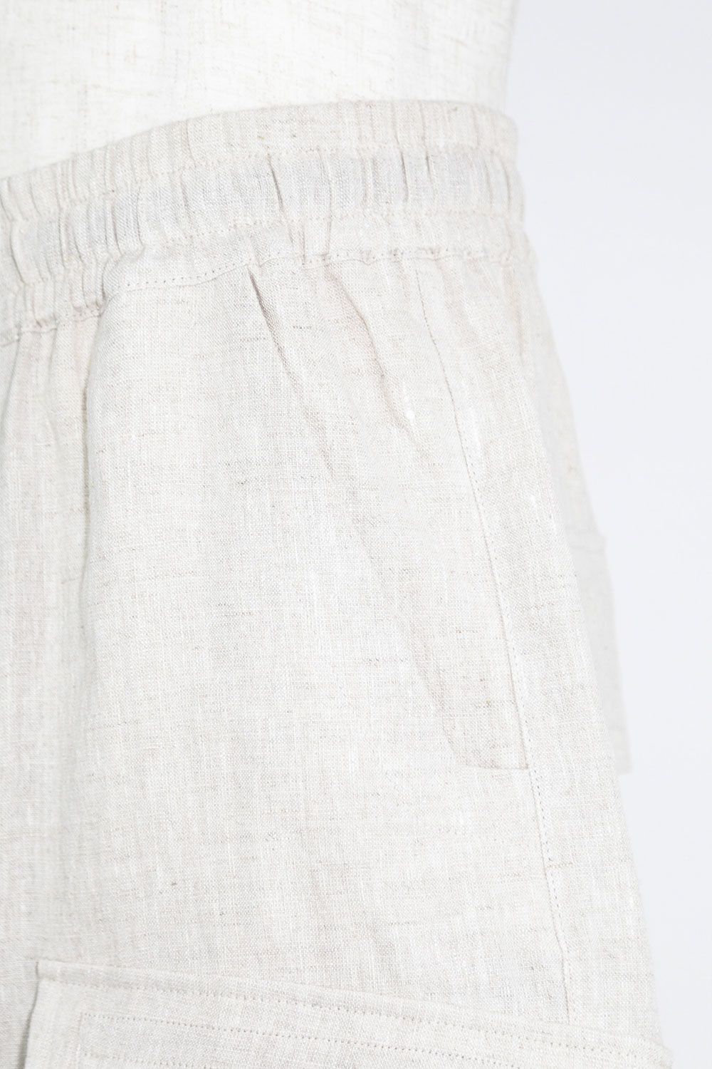 リネンショーツ / Linen Shorts / ライトグレー / ag-9003-3