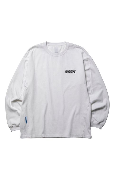 3D CUT L/S TEE / ホワイト