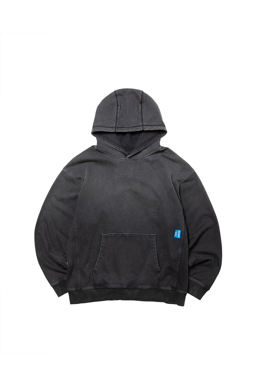 GARMENT DYED HOODIE / ブラック