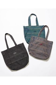 OVERDYED DENIM TOTE BAG -