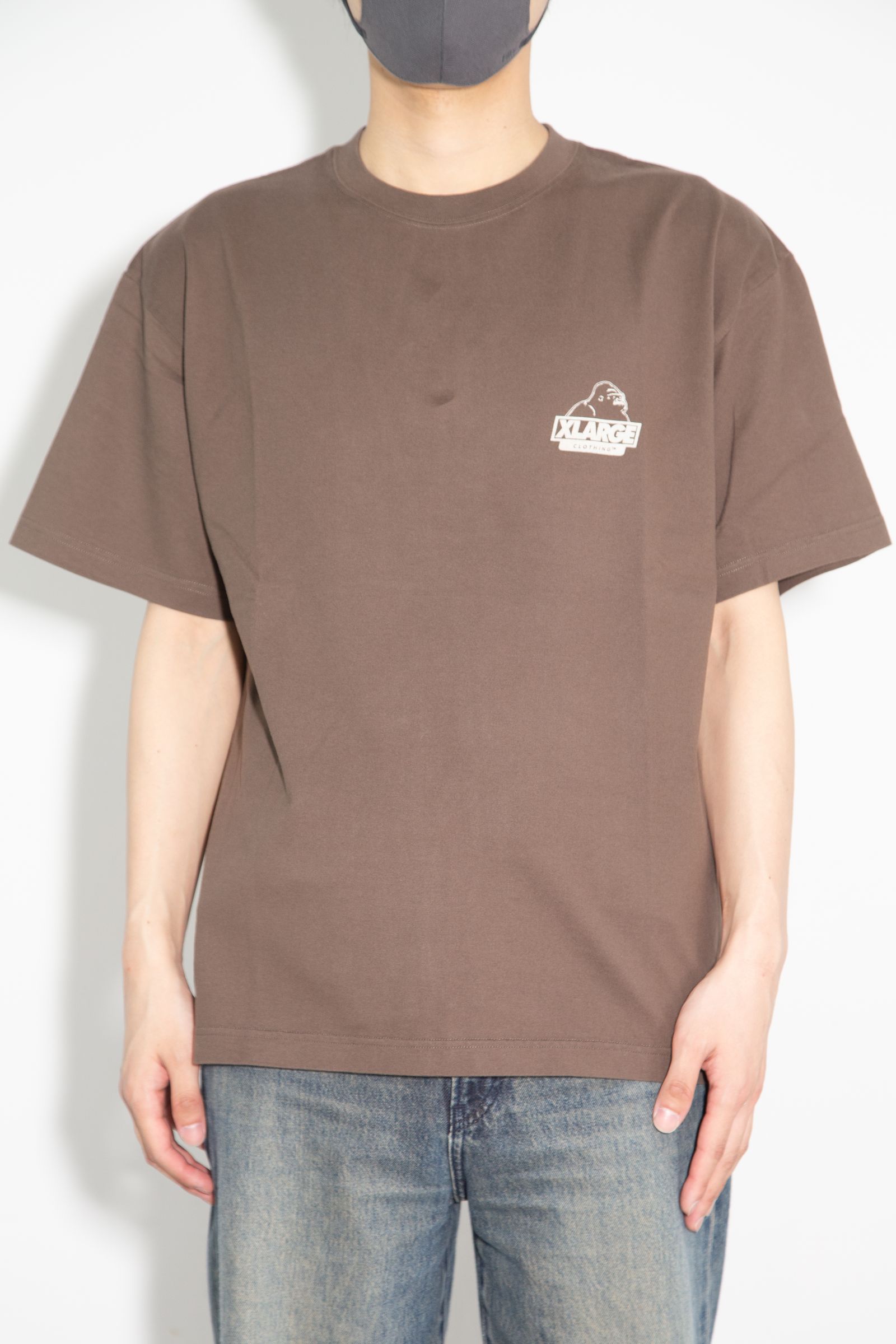 ［ラスト1点 サイズL］BACKSIDE OG S/S TEE / ブラウン