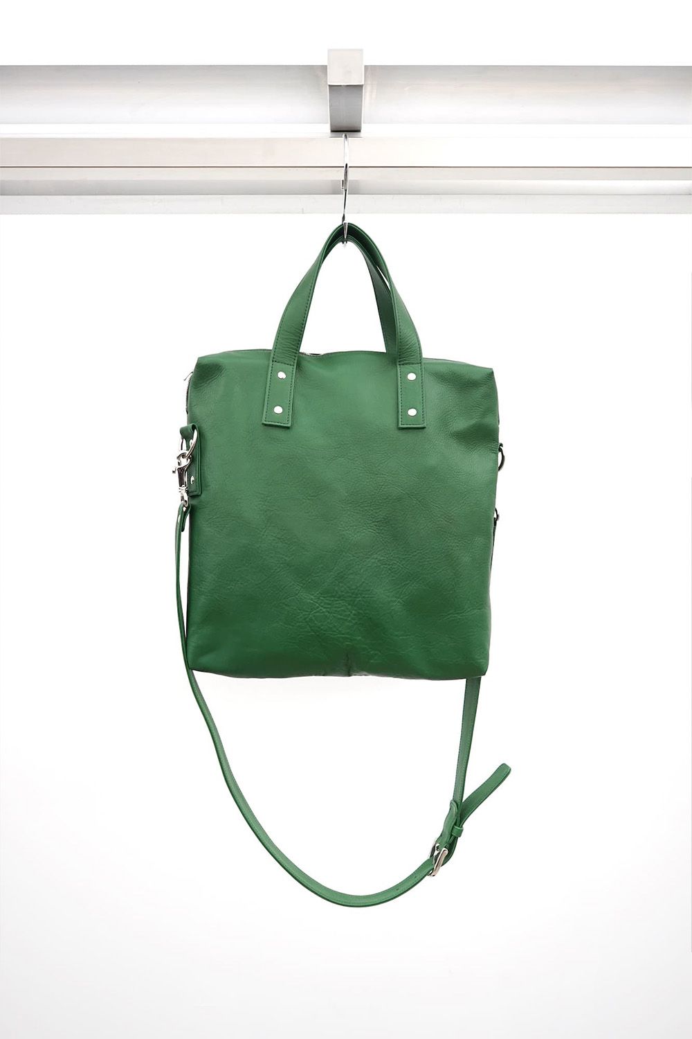 2Way Zip Leather Bag