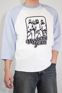 HYSTERIC JEANS 七分袖Tシャツ / ブルー