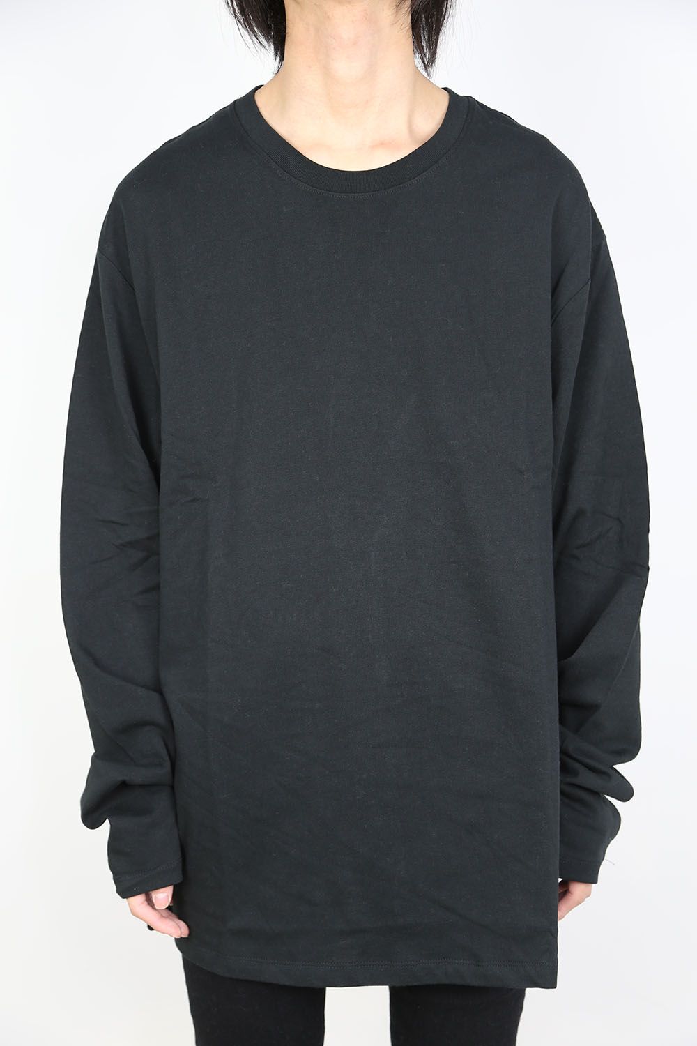 BACK LOGO L/S TEE / ブラック