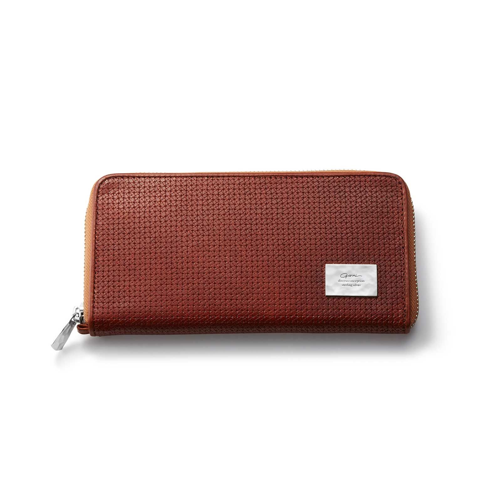 GARNI - Crack Zip Long Wallet / ブラック | Tempt