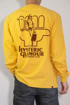 HYS HITCHHIKING CLUB Tシャツ / イエロー