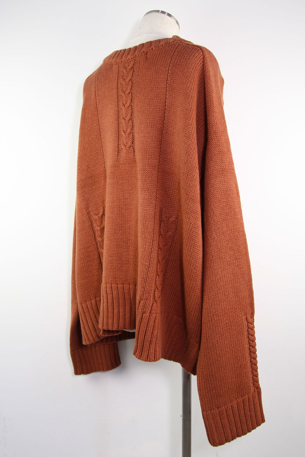 ローゲージニットプルオーバー / Low Gauge Knit Pullover / ブラウン
