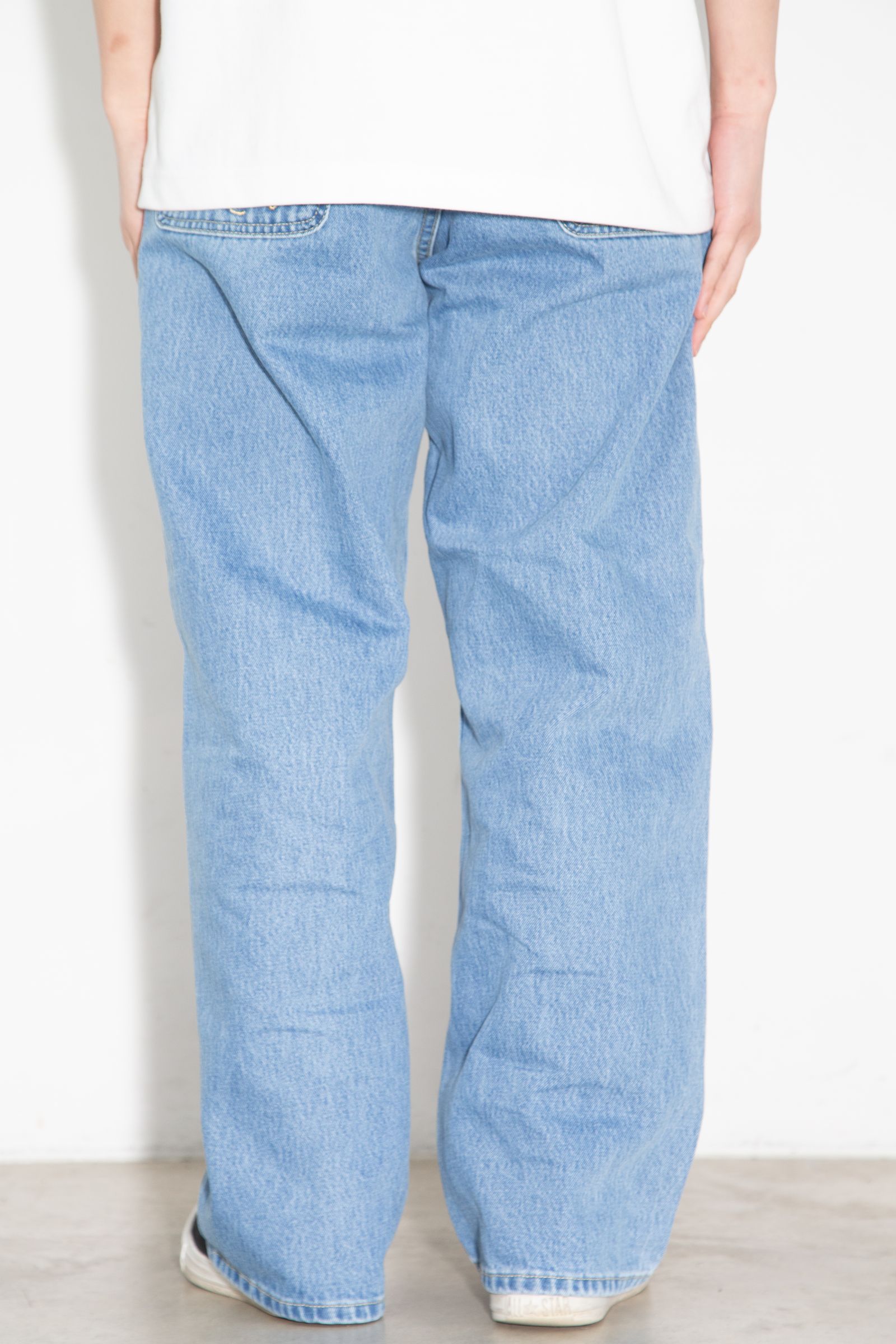 RAGE LOGO DENIM PANTS / ライトインディゴ