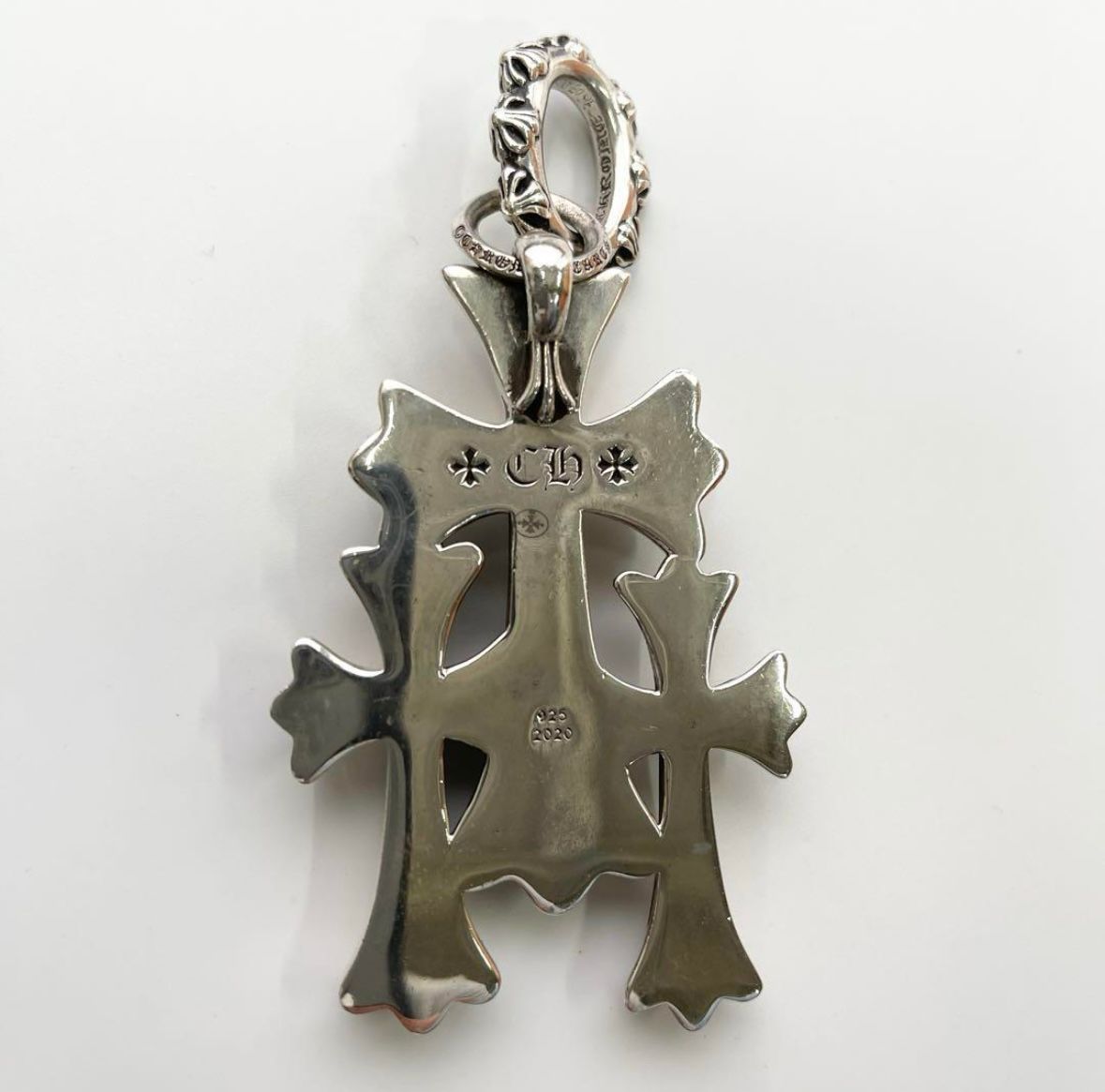 CHROME HEARTS - トリプルCHクロス ラージ PAVEダイヤ