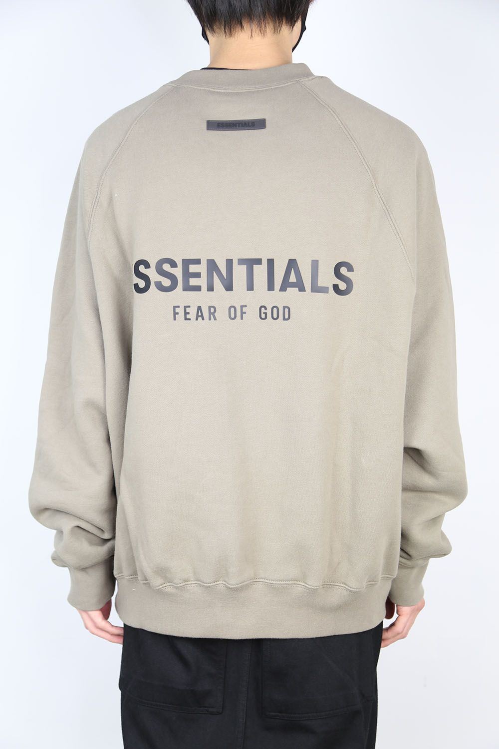 FOG ESSENTIALS - 21SS BACK LOGO SWEAT (RUBBER) / ライト