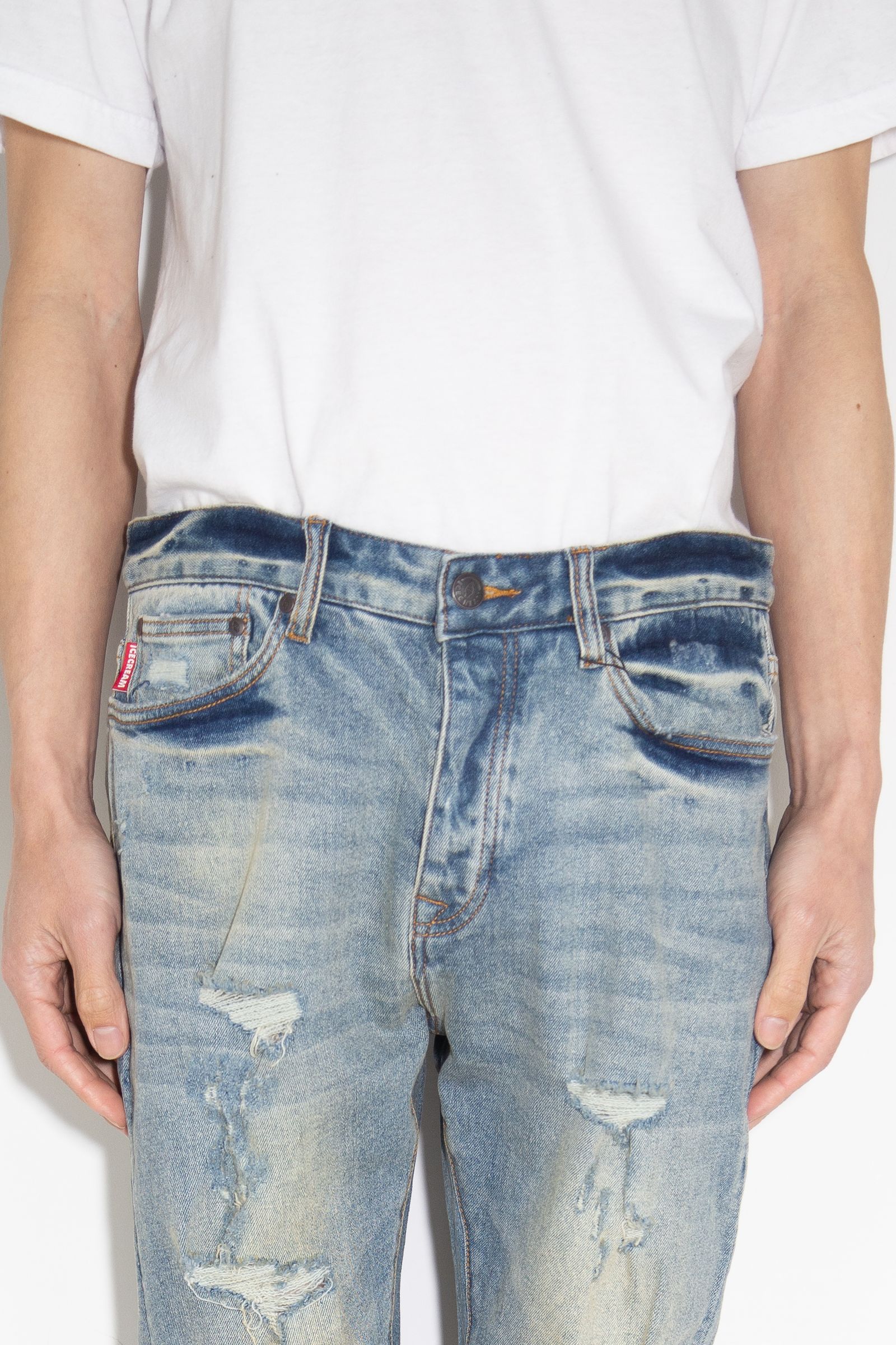 【ICECREAM】BLUE PATCH DENIM / ジェラート