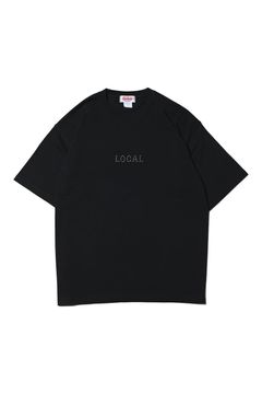 CLASSIC LOCAL LOGO HEAVY WEIGHT DROP SHOULDER S/S -T-SHIRT / ブラック