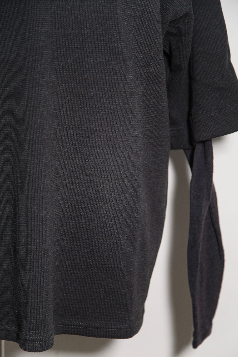LAYERED CREW NECK TOP / ダークグレー / ag-12111