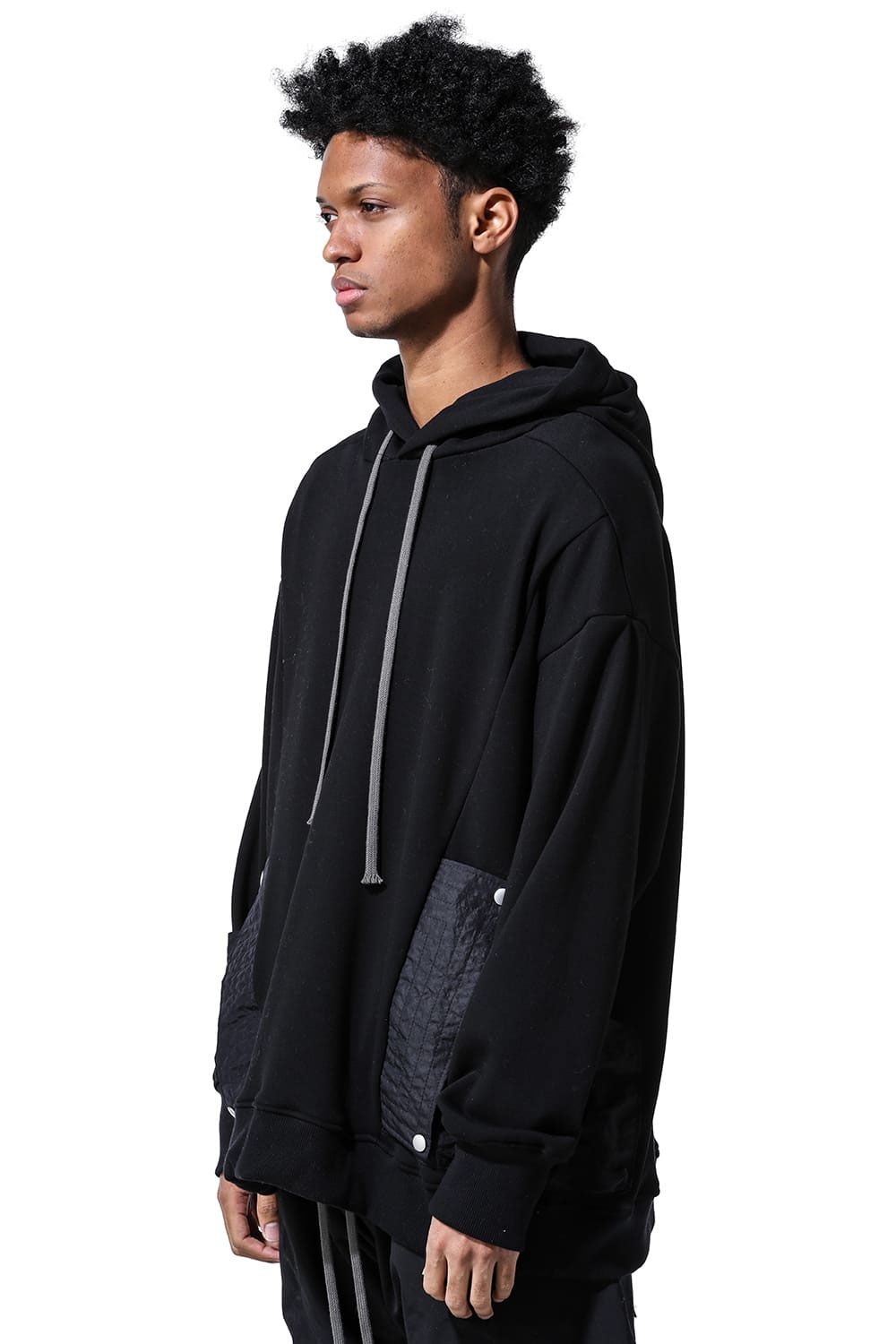 ボンバーヒートミリタリーフーディ / Bomber Heat Millitary Hoodie / ブラック