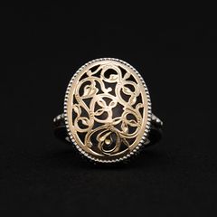 Garden Shadows Big Oval Ring / GR112
