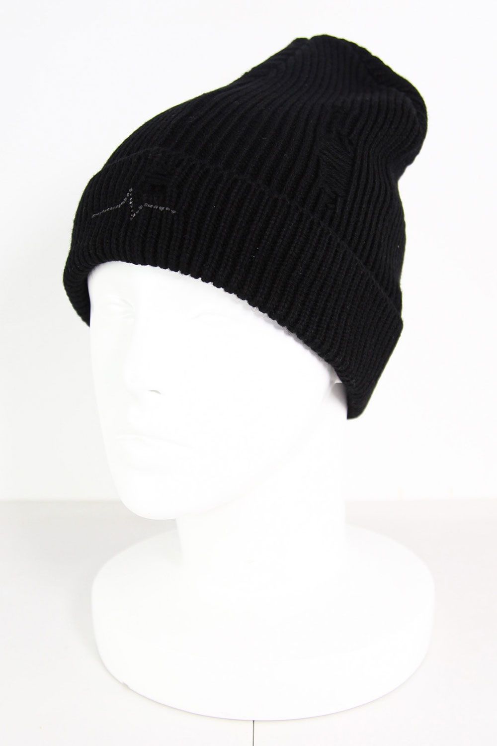 DAMAGE BEANIE 223-534 / ダメージビーニー / ブラック