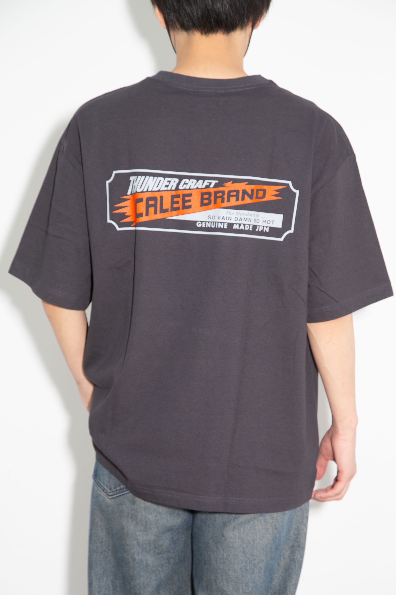 VINTAGE TYPE THUNDER CRAFT POCKET TEE / チャコール