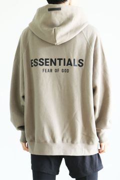 21SS BACK LOGO HOODIE (RUBBER) / トープ