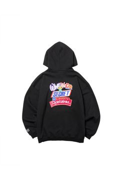 EMBROIDERY HOODIE / ブラック