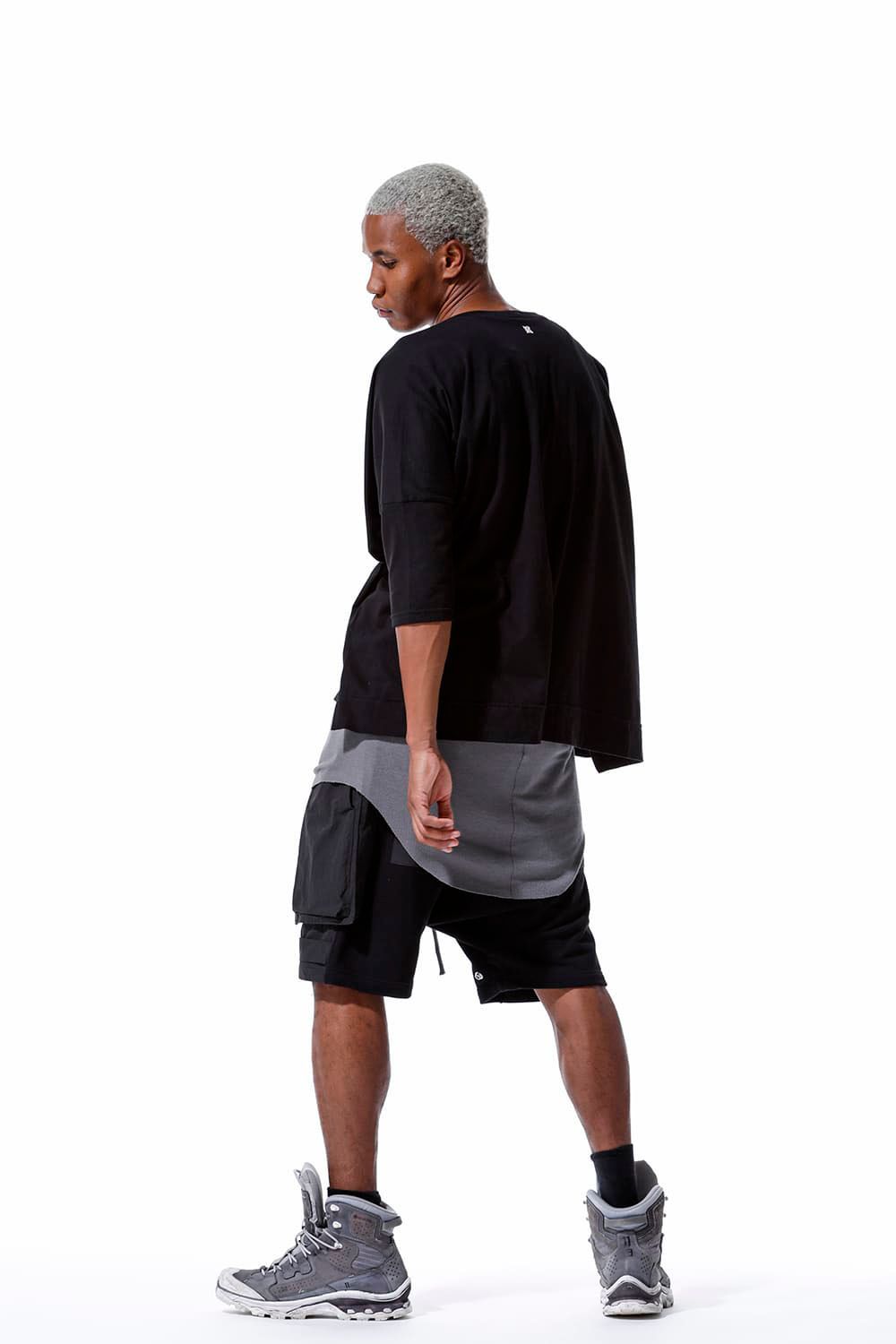 【国内買付】A.F ARTEFACT ドルマンTシャツ タイプA ロゴTシャツ A.F ARTEFACT / Type A Dolman Tee / Black - LAD MUSICIAN・A.F