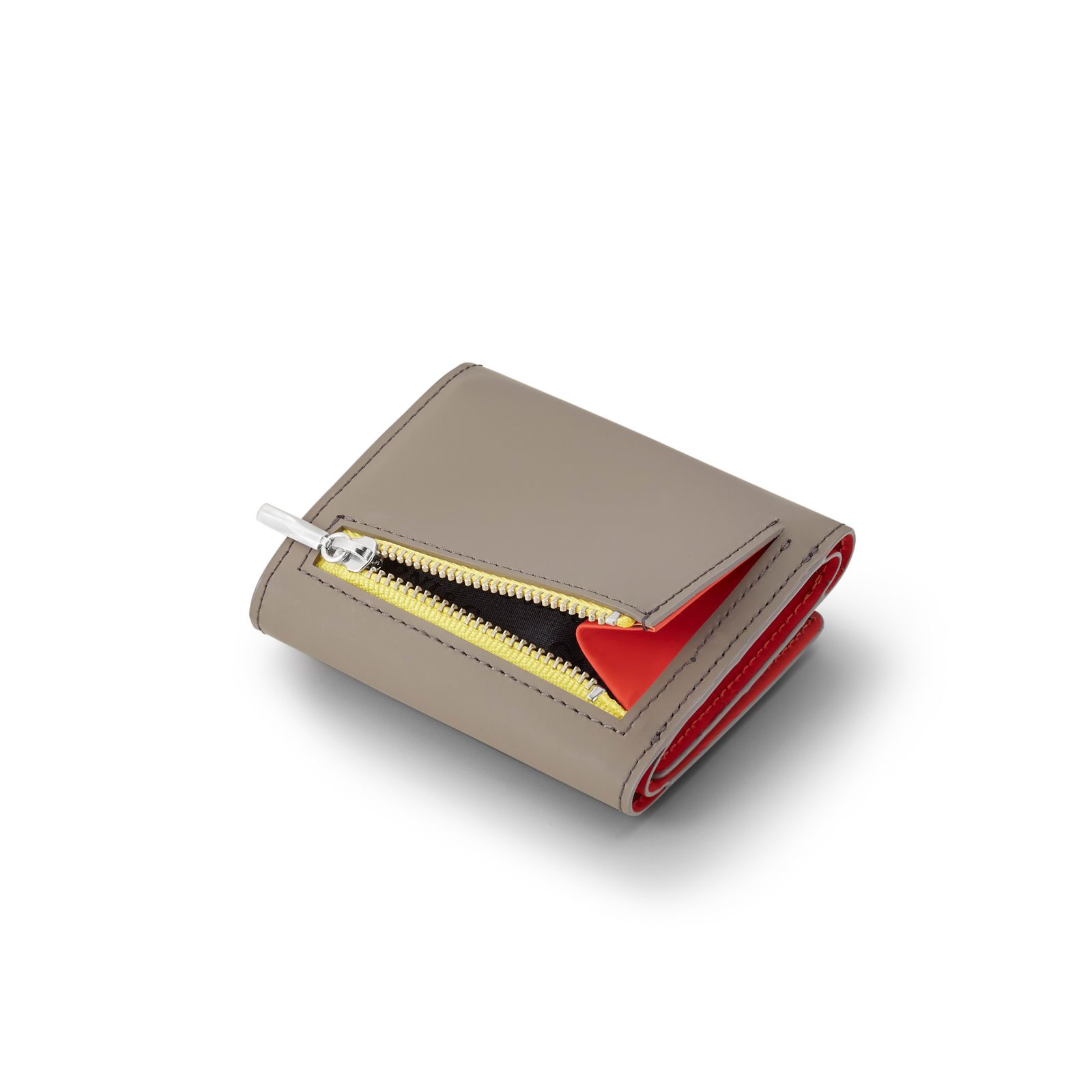 Rubber Mini Three Fold Wallet / グレー