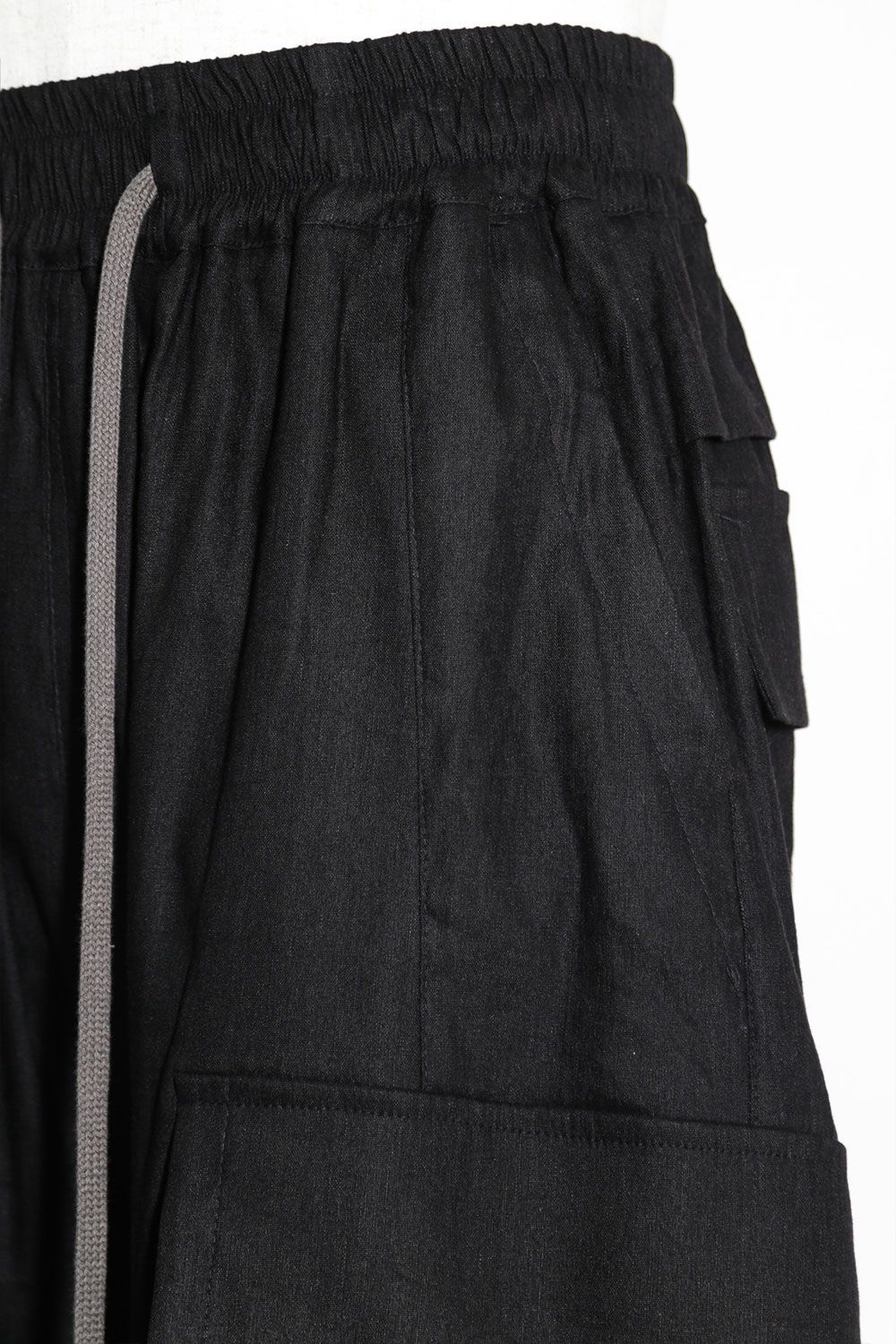 ミリタリーサルエルパンツ / Military Sarouel Long Pants / ブラック / ag-9067