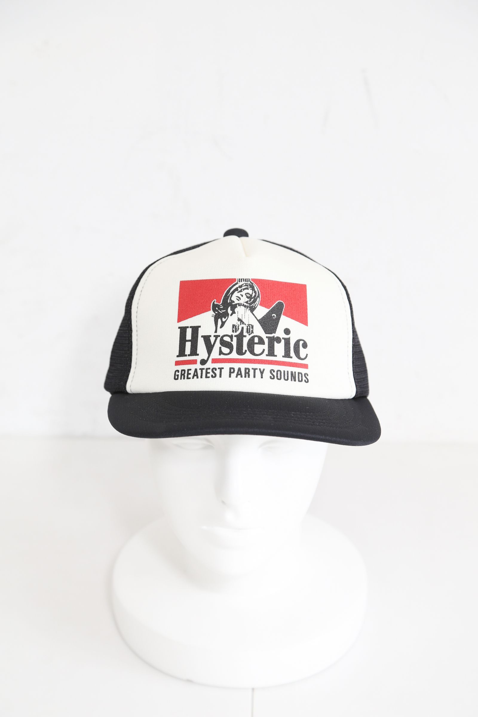 HYSTERIC GLAMOUR - GUITAR GIRL メッシュキャップ / ブラック | Tempt