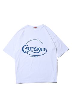 CALIF LOGO DROP SHOULDER S/S -T-SHIRT / ホワイト