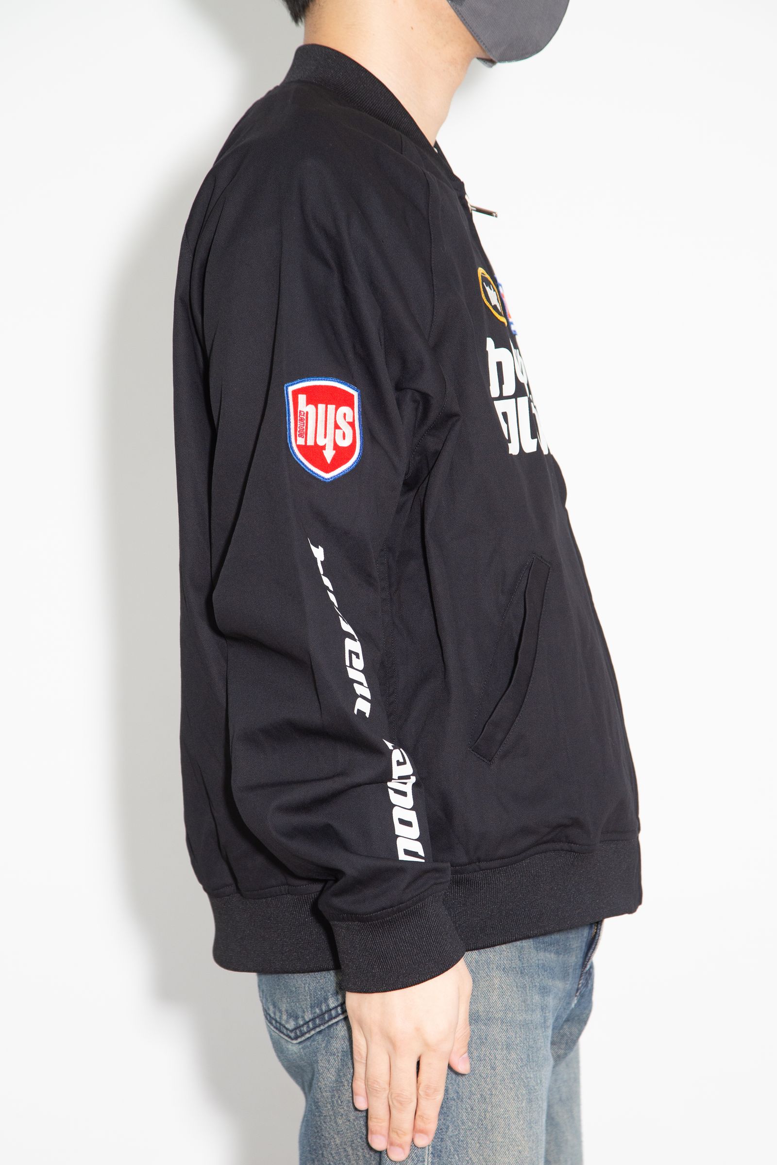 SOUND EXPERIENCE リブブルゾン / ブラック