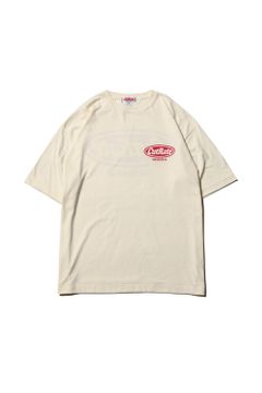 CUTRATE LOGO DROP SHOULDER S/S T-SHIRT / ホワイト
