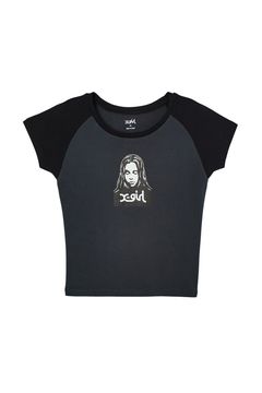 FACE RAGLAN S/S BABY TEE / チャコール