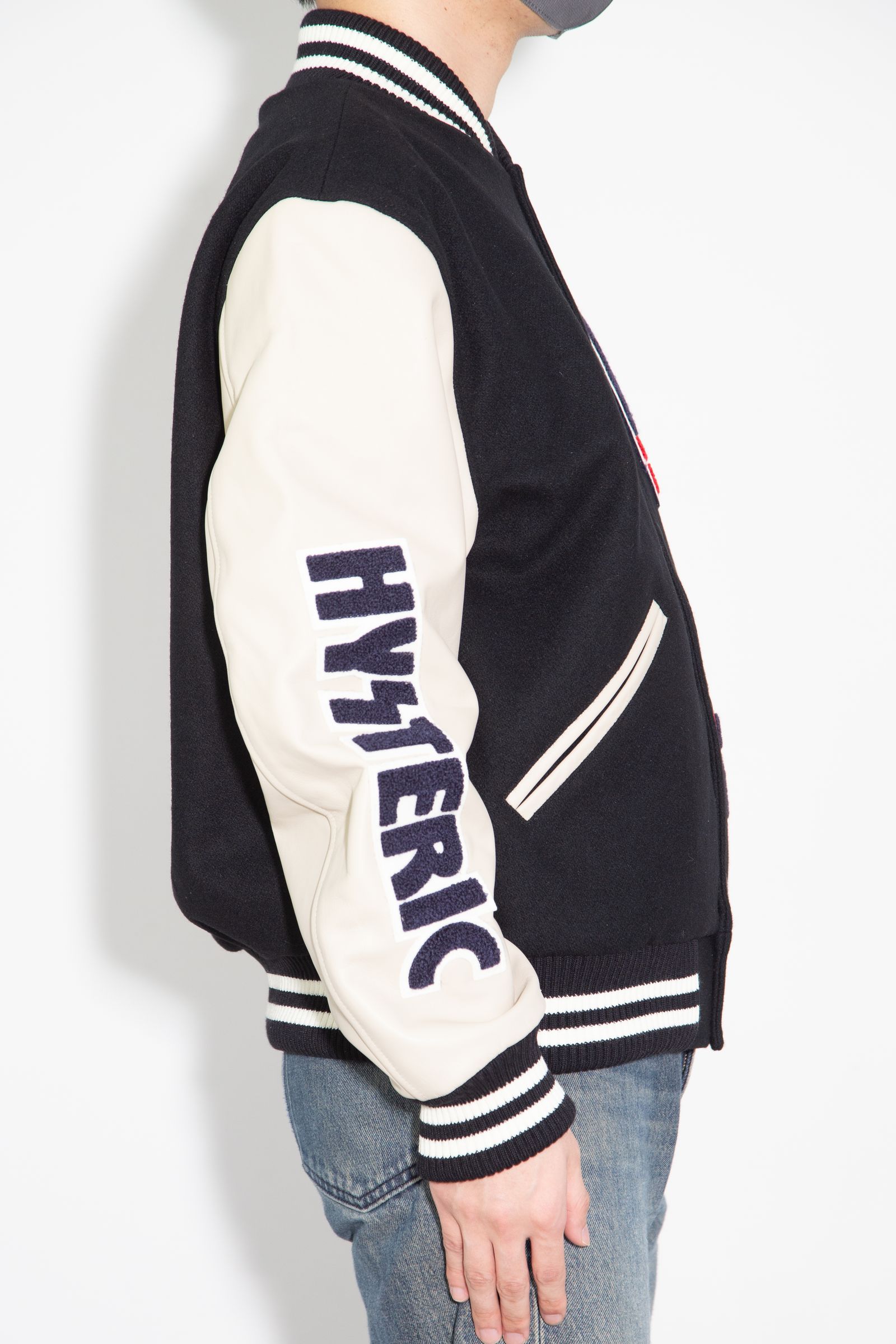 SPEAK NO EVILワッペン スタジャン / ブラック