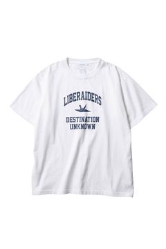 COLLEGE LOGO TEE / ホワイト