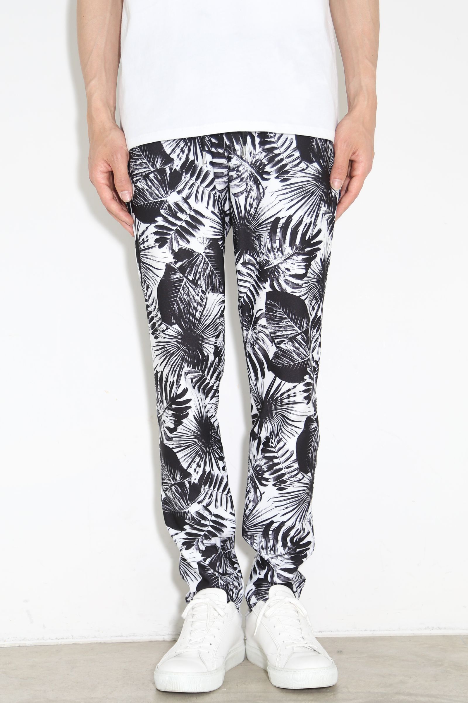 CHRIS EASY PANTS / リーフブラック
