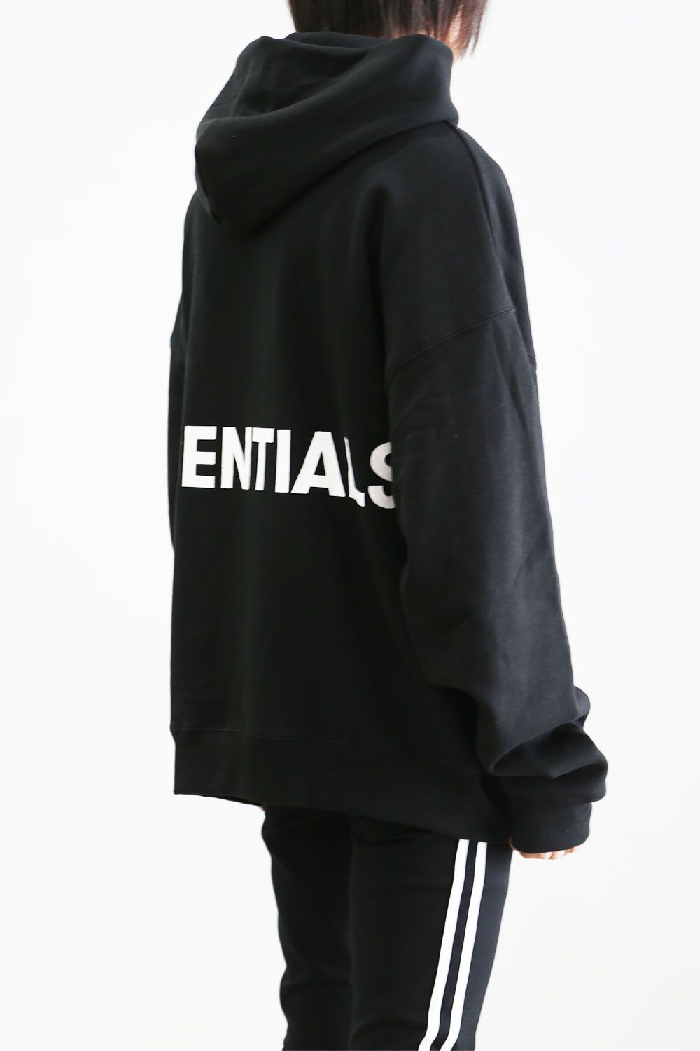 VETEMENTS/Graffiti Logo Hoodie/黒/Sサイズ