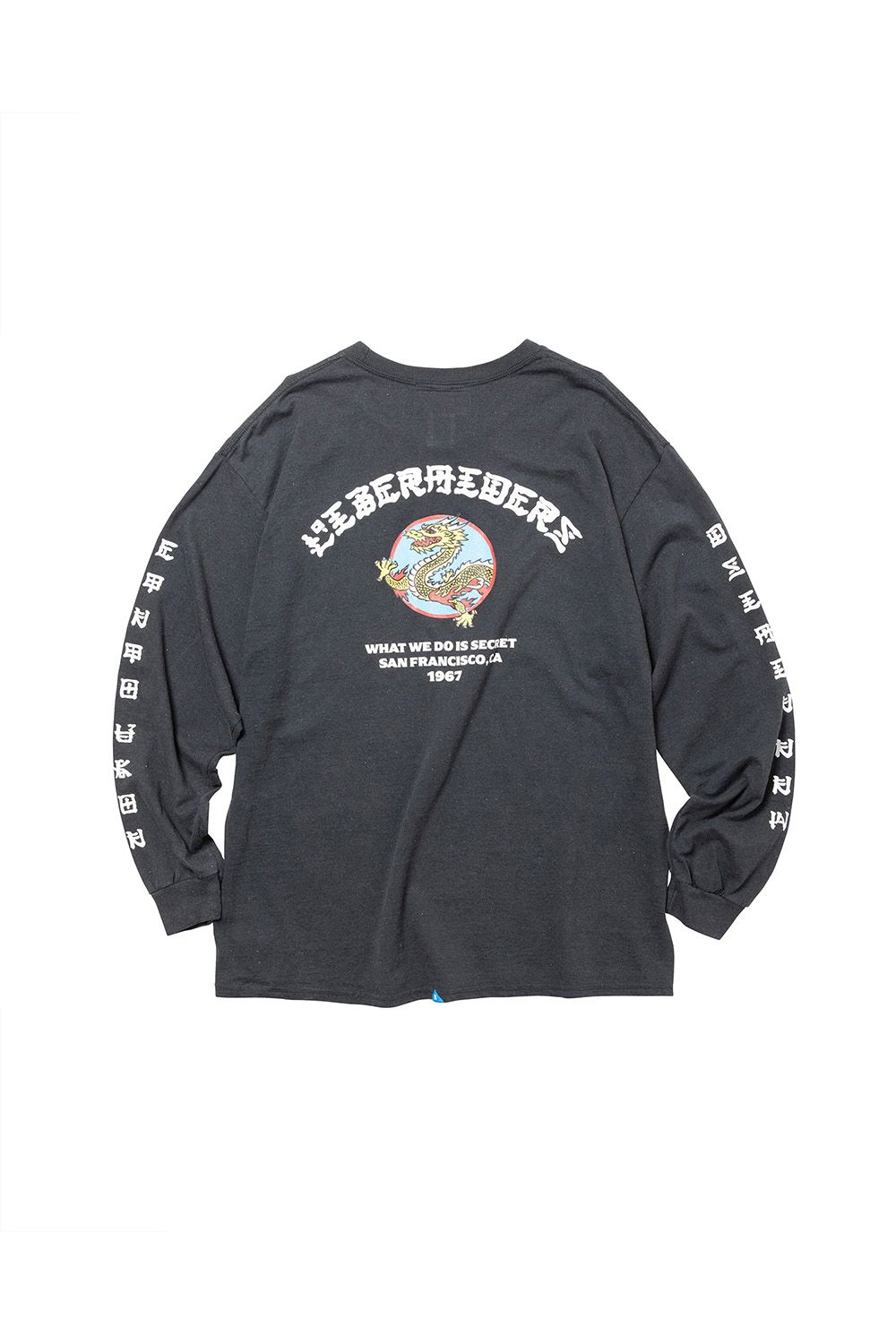 DRAGON L/S TEE / ブラック