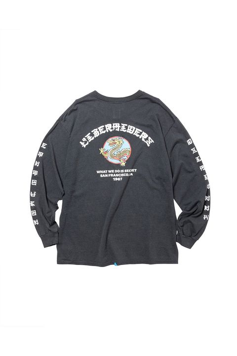 DRAGON L/S TEE / ブラック