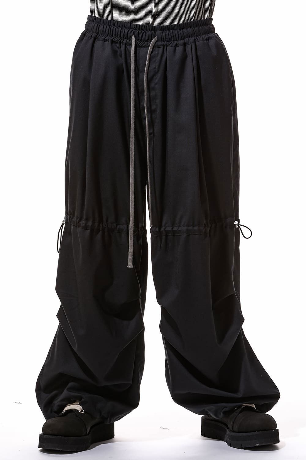 サマーウールワイドパンツ / Wide Pants / ブラック / ag-9093-1