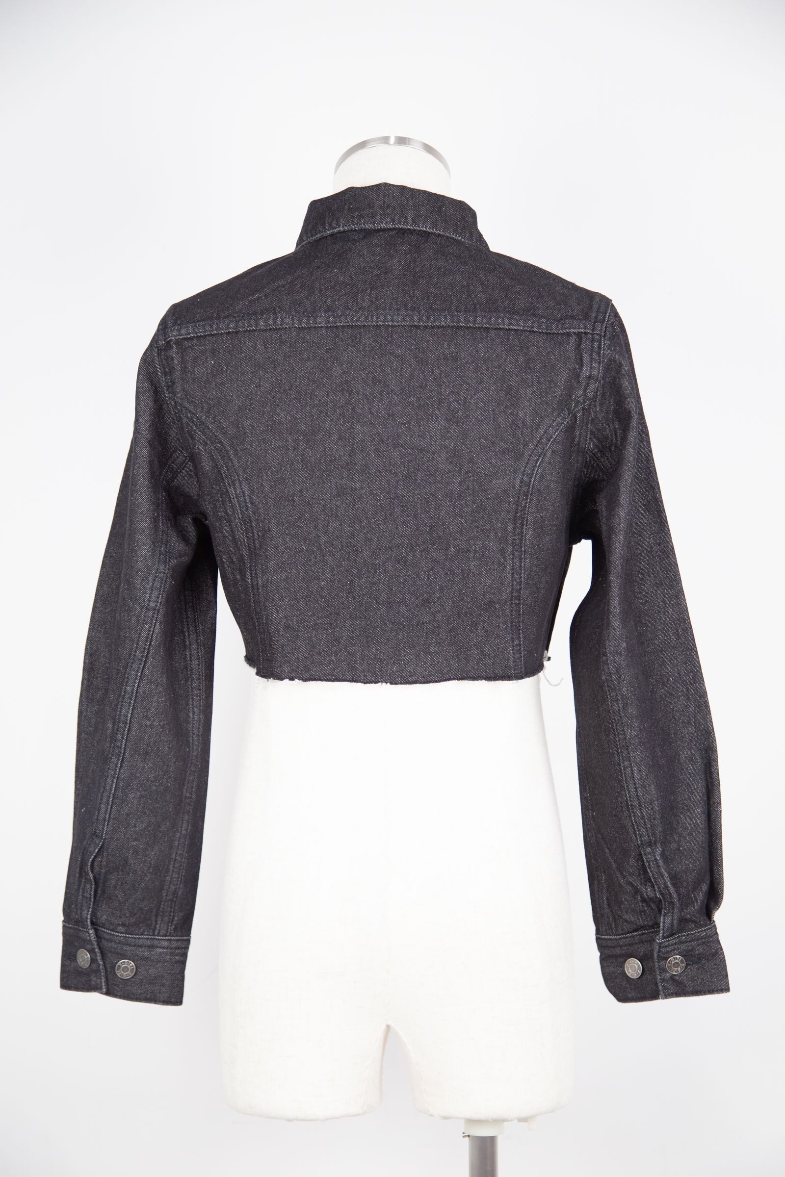 OVERDYED DENIM JACKET / ブラック