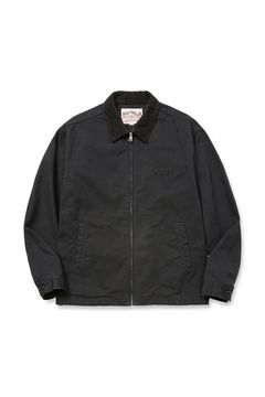 ［ラスト1点 サイズL］VINTAGE REPRODUCT CORDURY COLLAR DUCK JACKET / ブラック