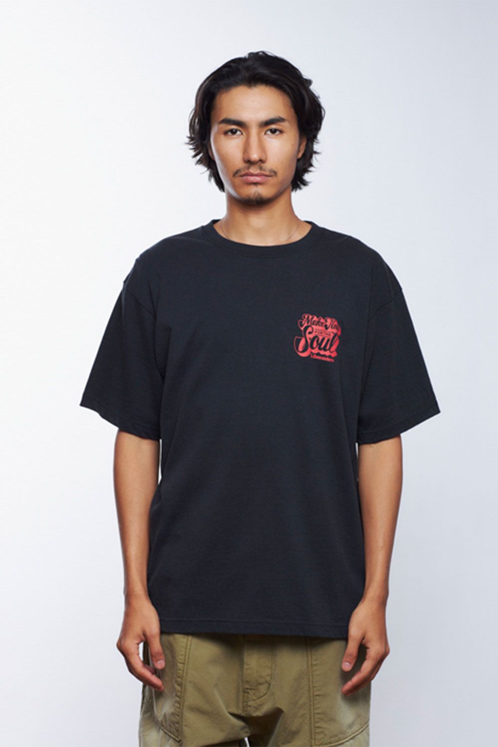 [ラスト1点 サイズL] TYPOGRAPHY TEE / ブラック