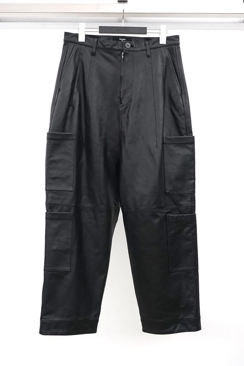 Leather Cargo Pants