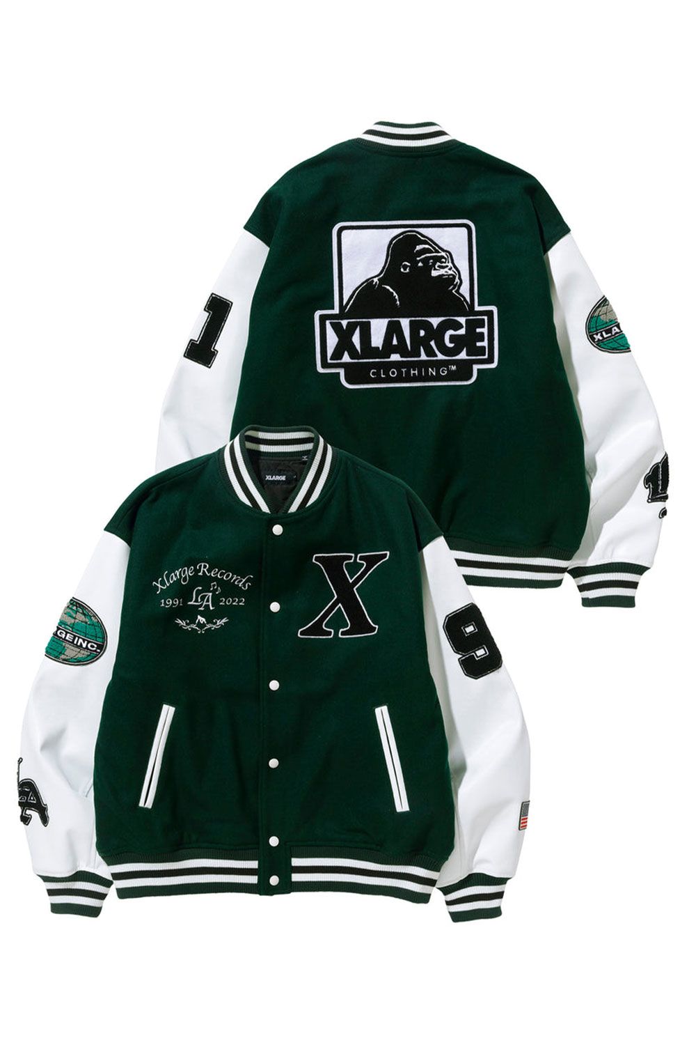 XLARGE スタジャン OG LOGO VARSITY JACKET - ジャケット・アウター