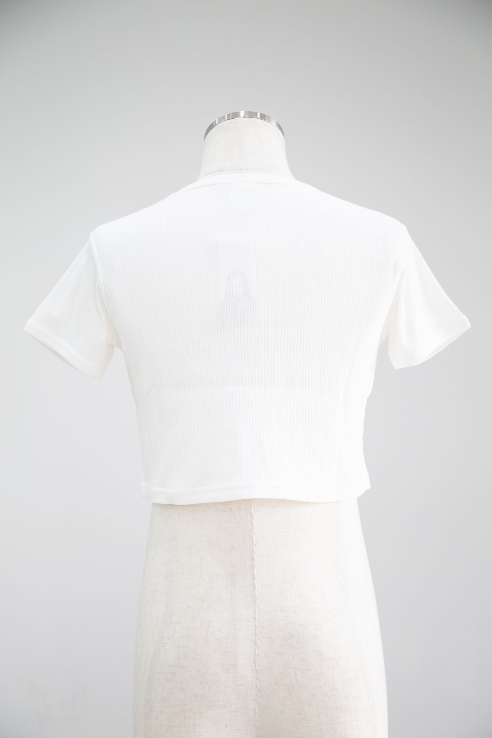 OVAL LOGO S/S TOP / ホワイト