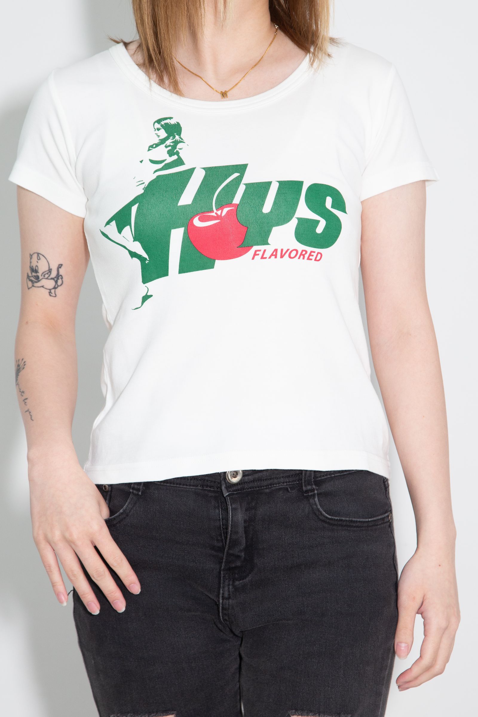 HYS FLAVOR チビTシャツ / ホワイト