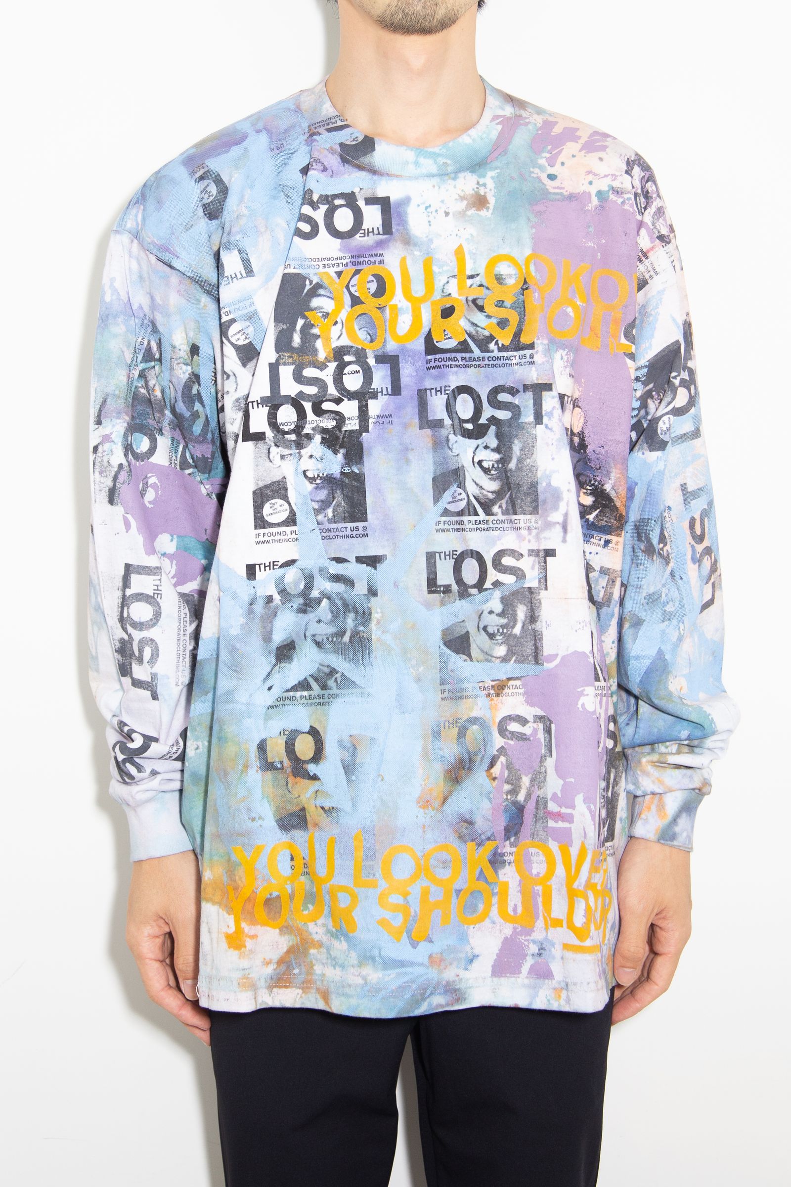 USED LS T- SHIRT  / タイダイ 2